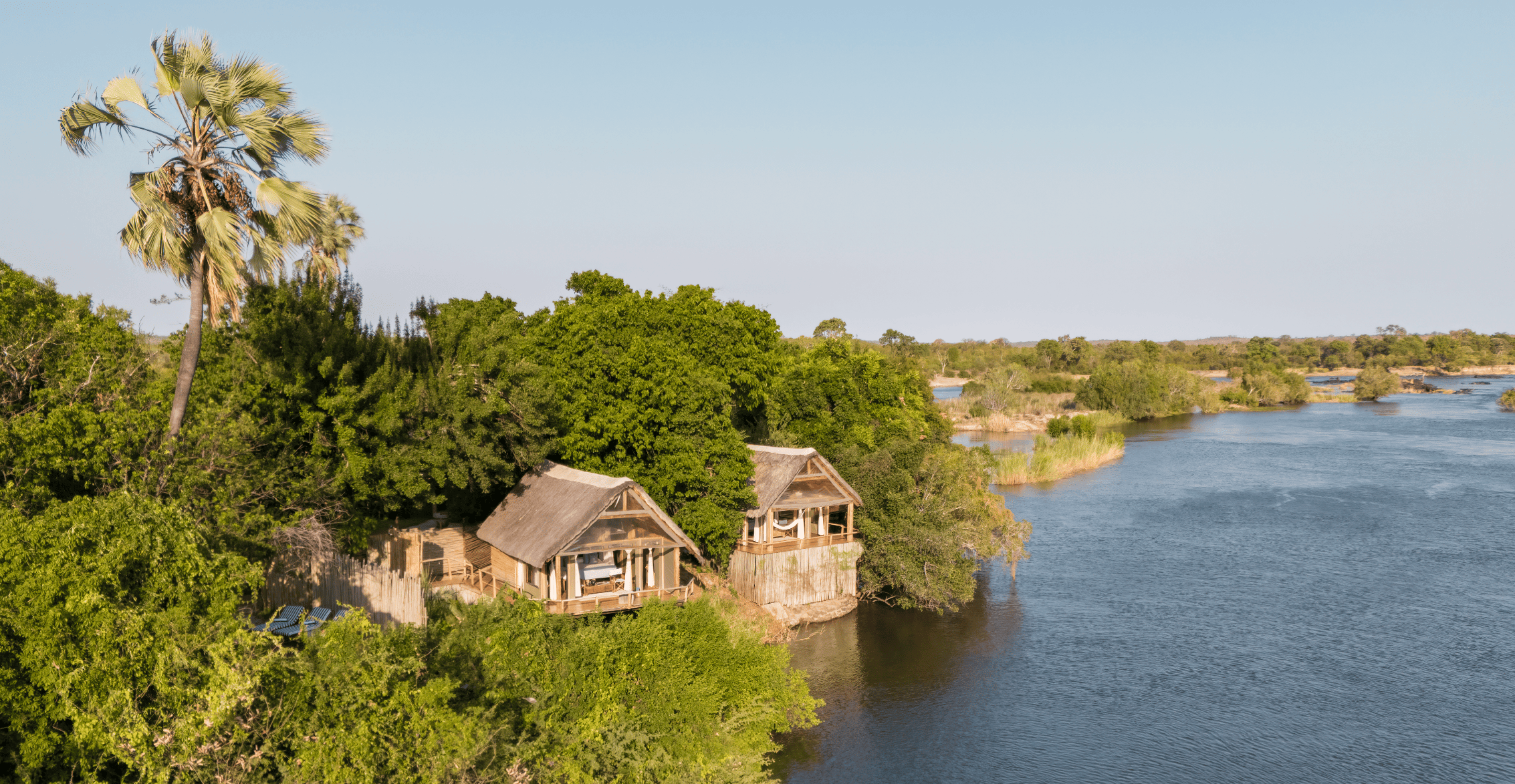 View of Discover Sindabezi Island Lodge: Where Eco-Conscious Luxury Meets ...