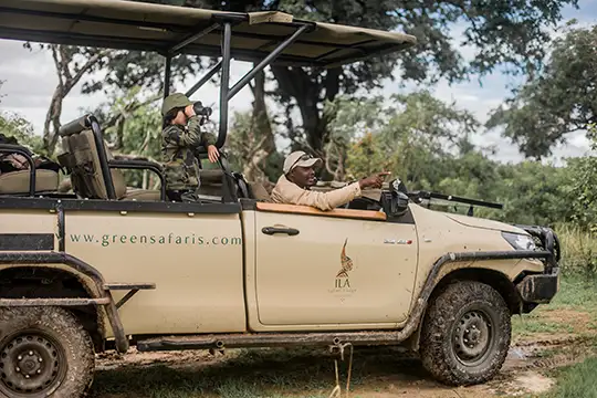 Safari game drive