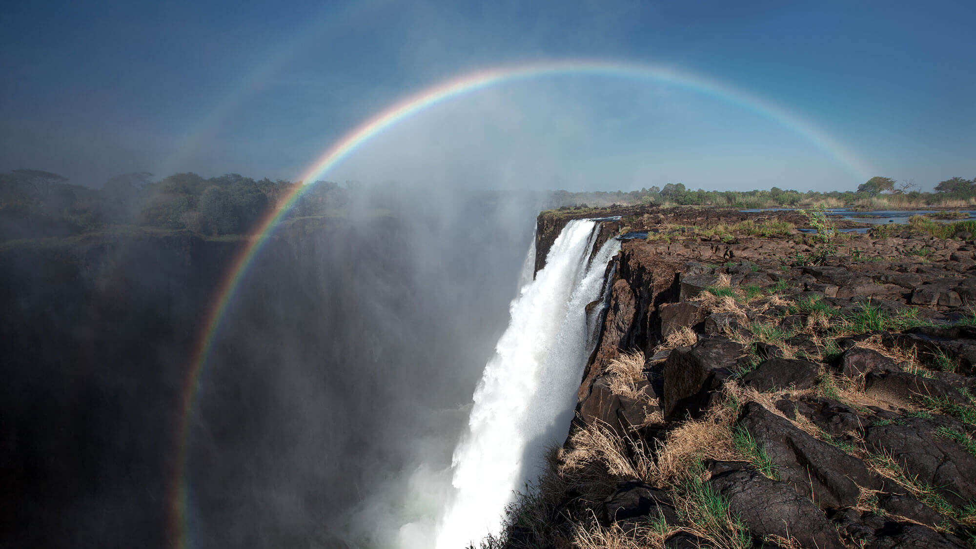Victoria Falls rainbow