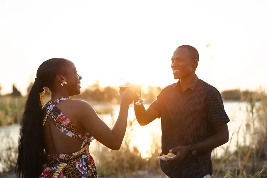 Tongabezi sundowners